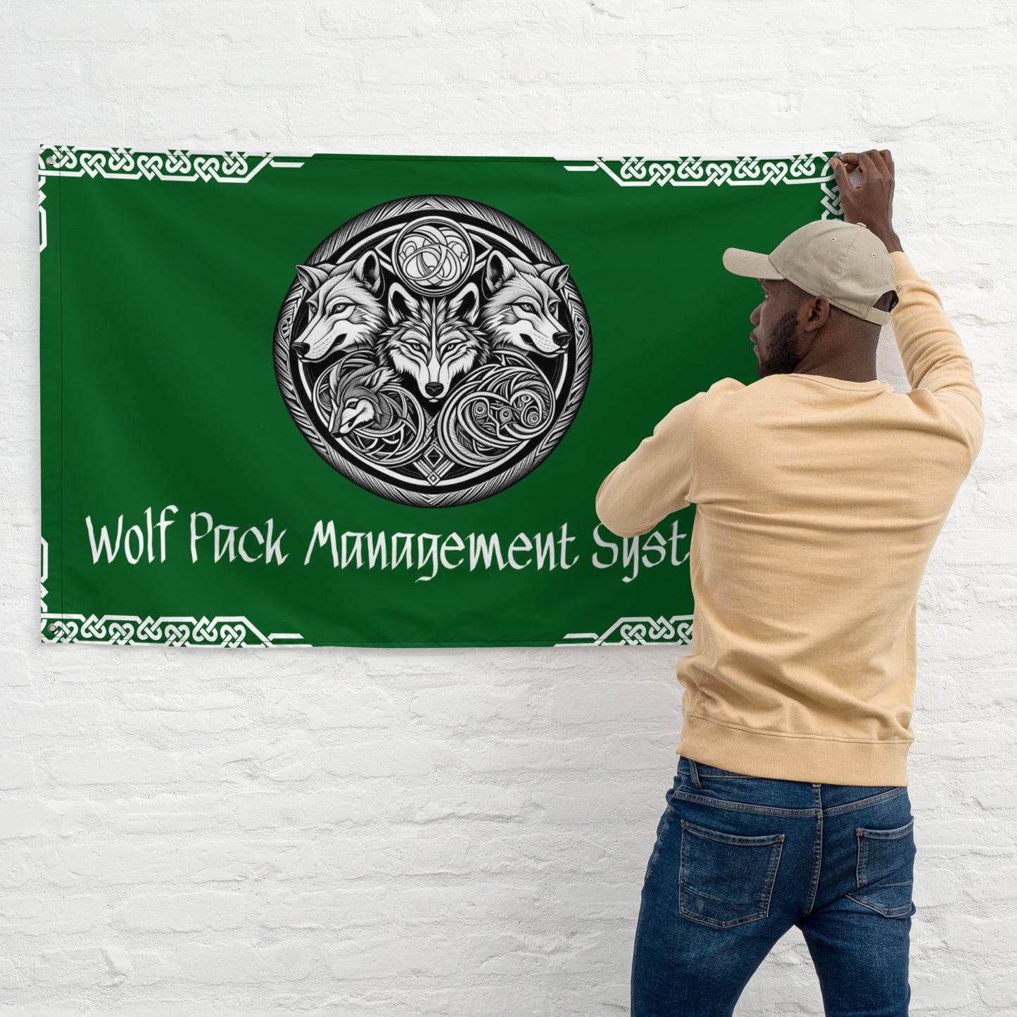 Wolf Pack Management Systems Flag